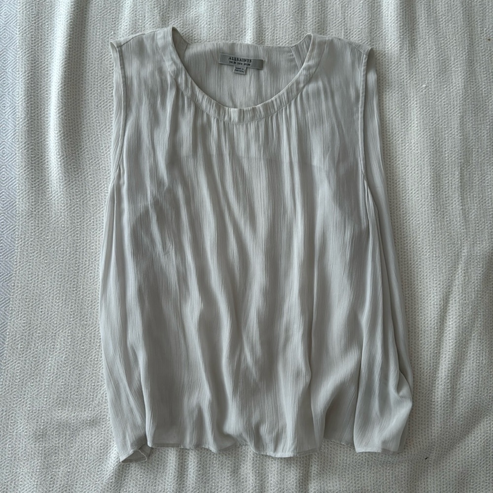 ALL SAINTS sheer tank